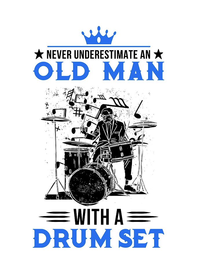 Drums Old Man Drummer