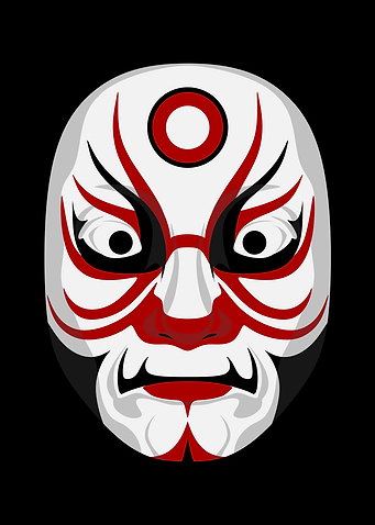 Kabuki Mask 3