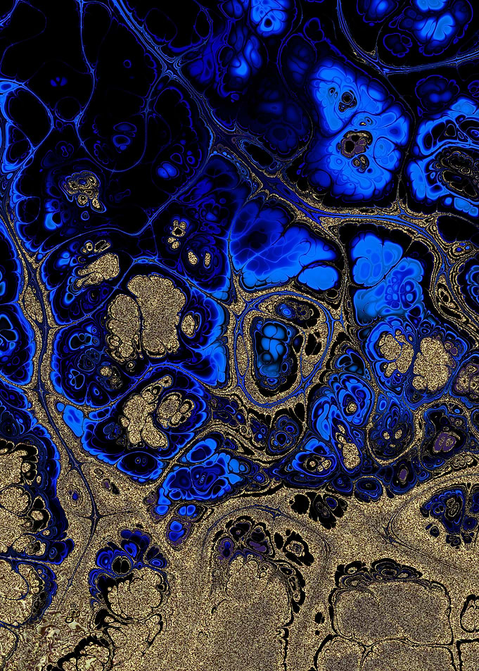 Lazurite Gold Texture 08