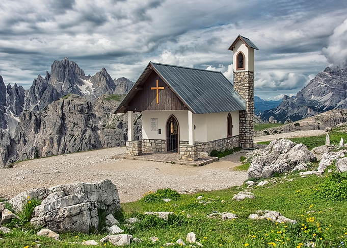 The lonely church