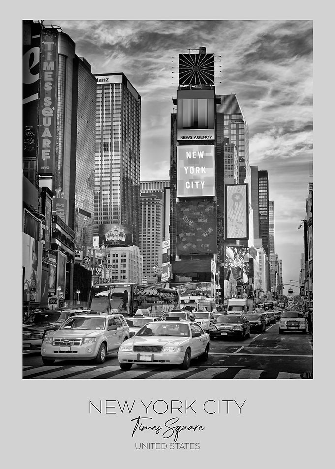 In focus NYC Times Square