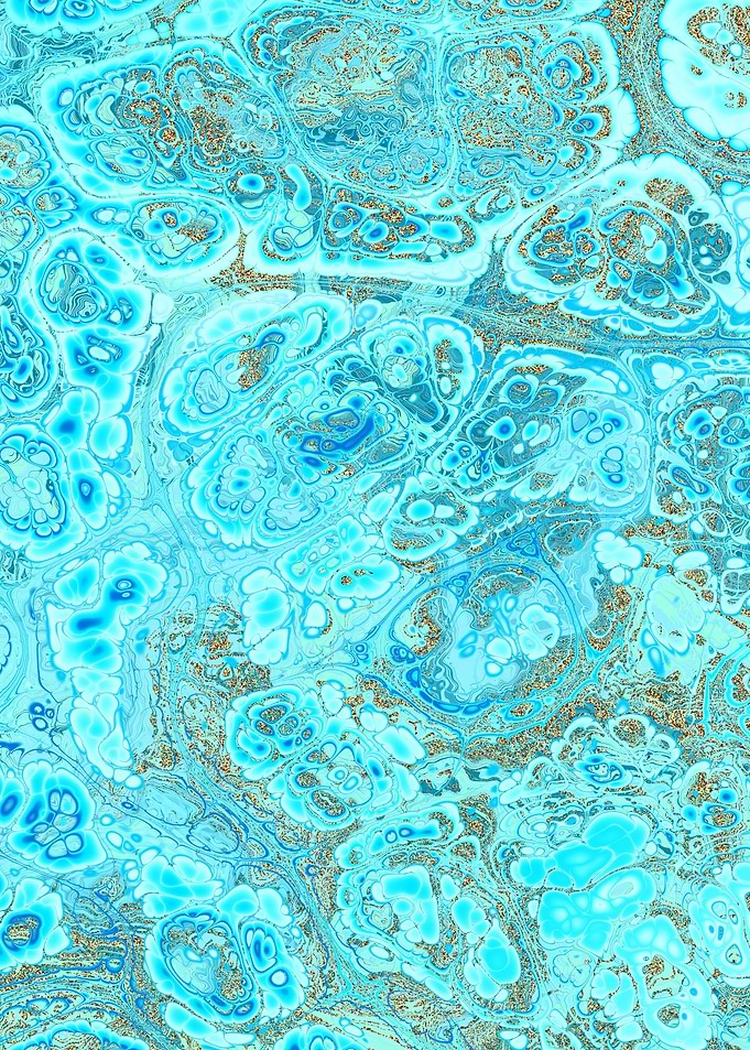 Turquoise Gold Texture 16