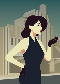 Retro Woman Art 3