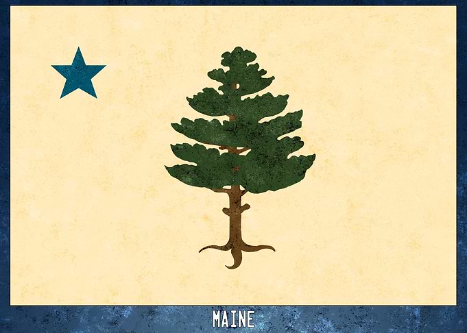 Maine Flag 1901