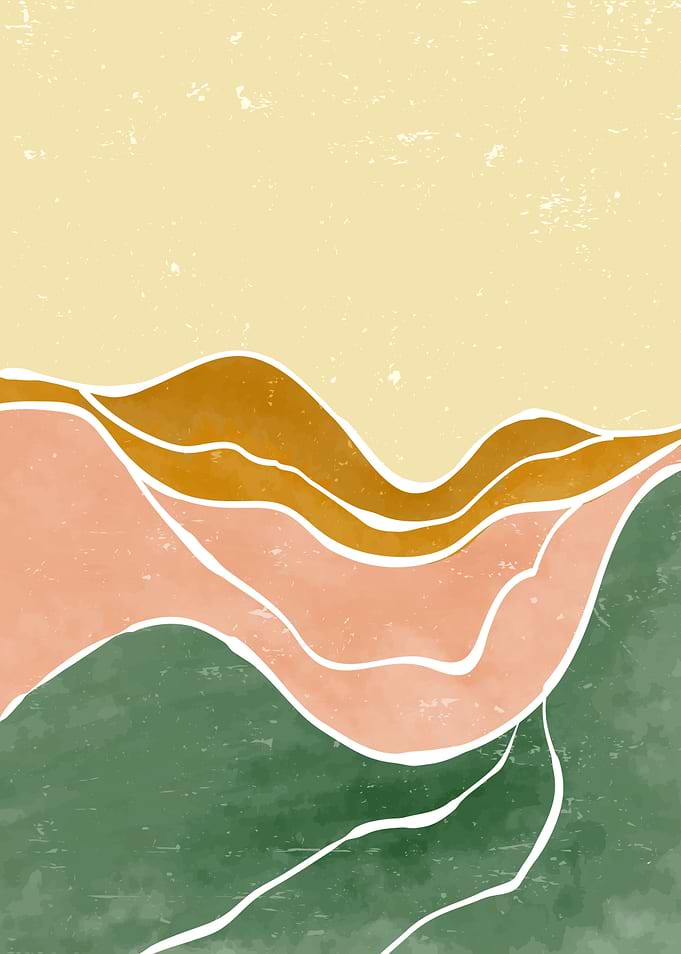 ABSTRACT MOUNTAIN ART