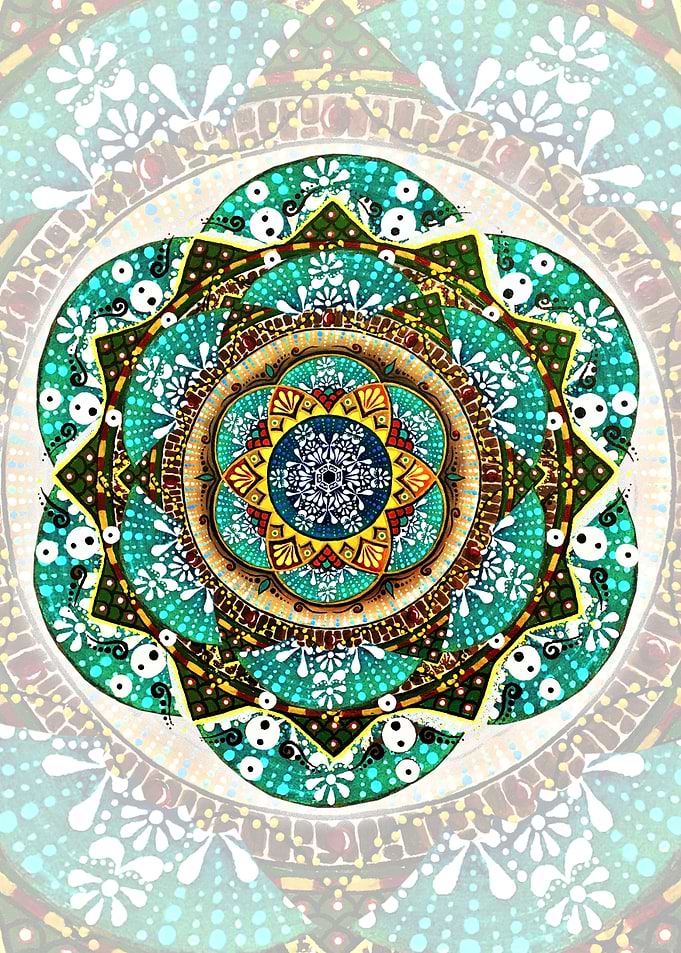 Magic Winter Mandala