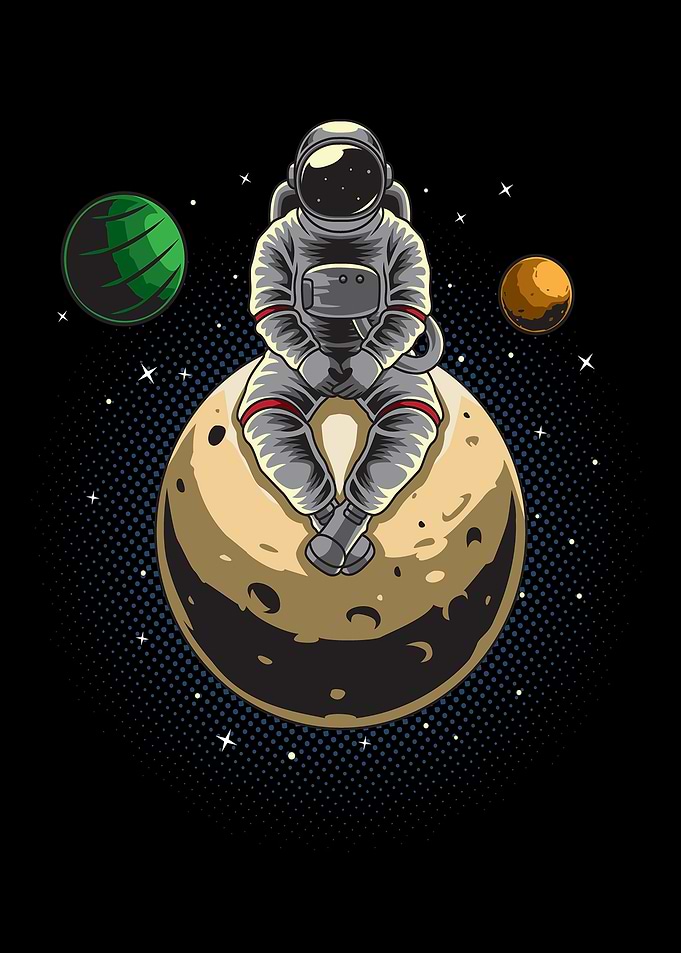 Just chilling astronaut