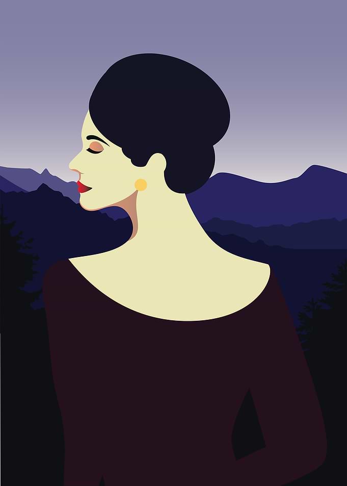 Retro Woman Art 2