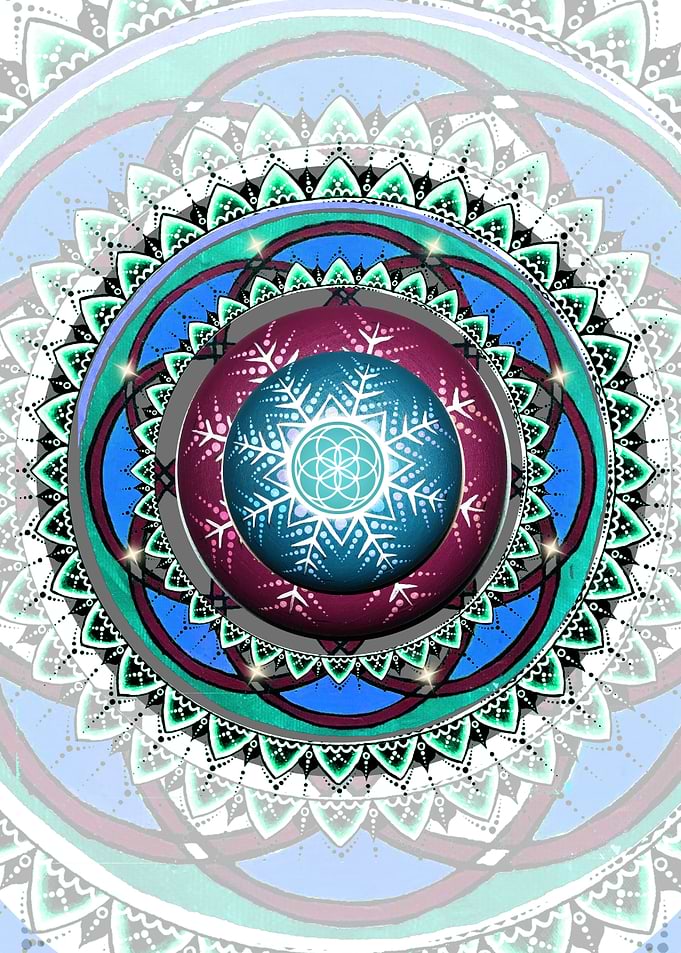 Snow Flake Mandala