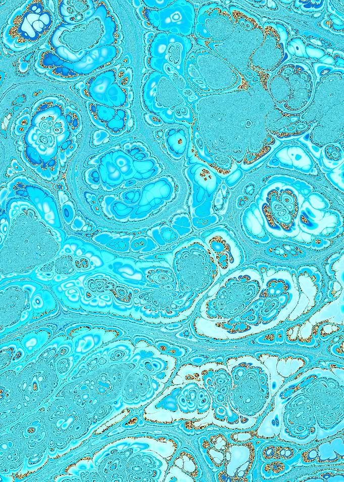 Turquoise Gold Texture 06