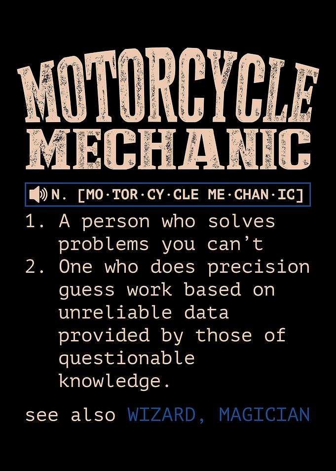 Motorcycle Mechanic Biker