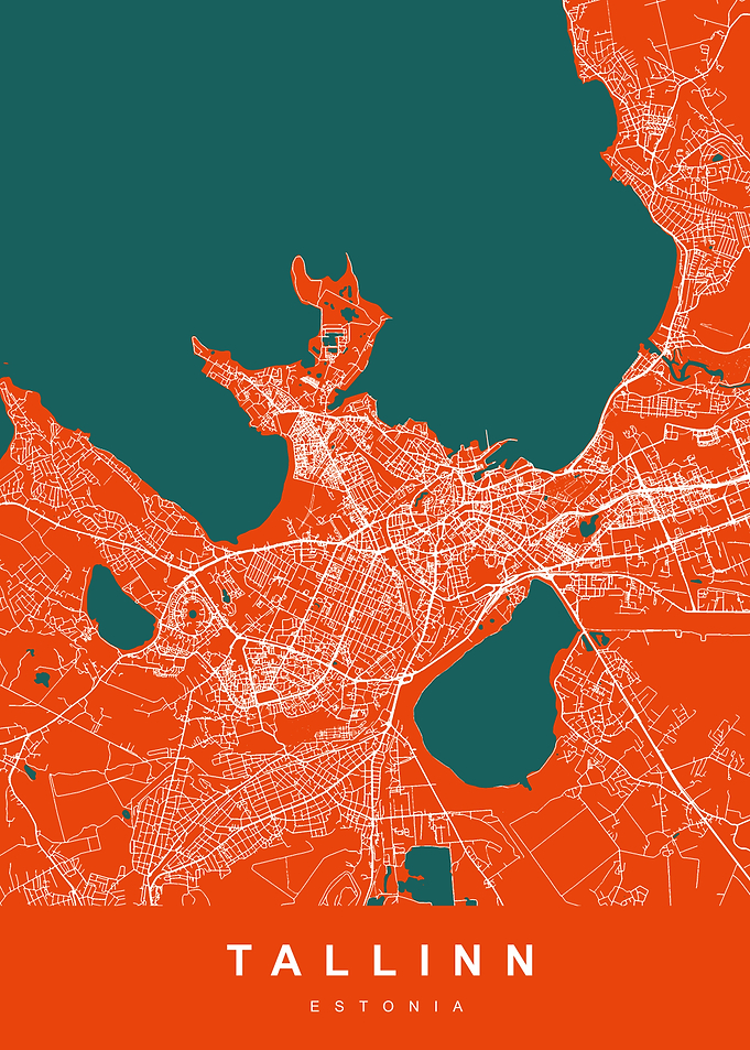 TALLINN Map ESTONIA