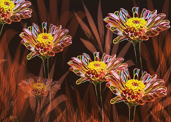 Luminous Daisies