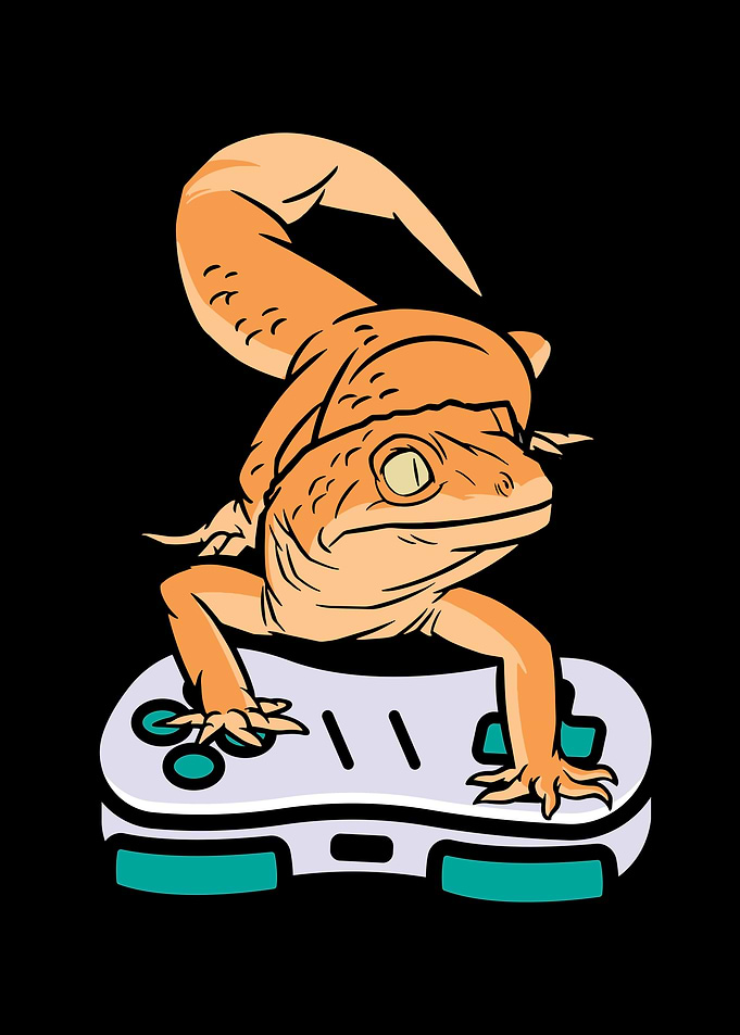 Gamer Leopard Gecko