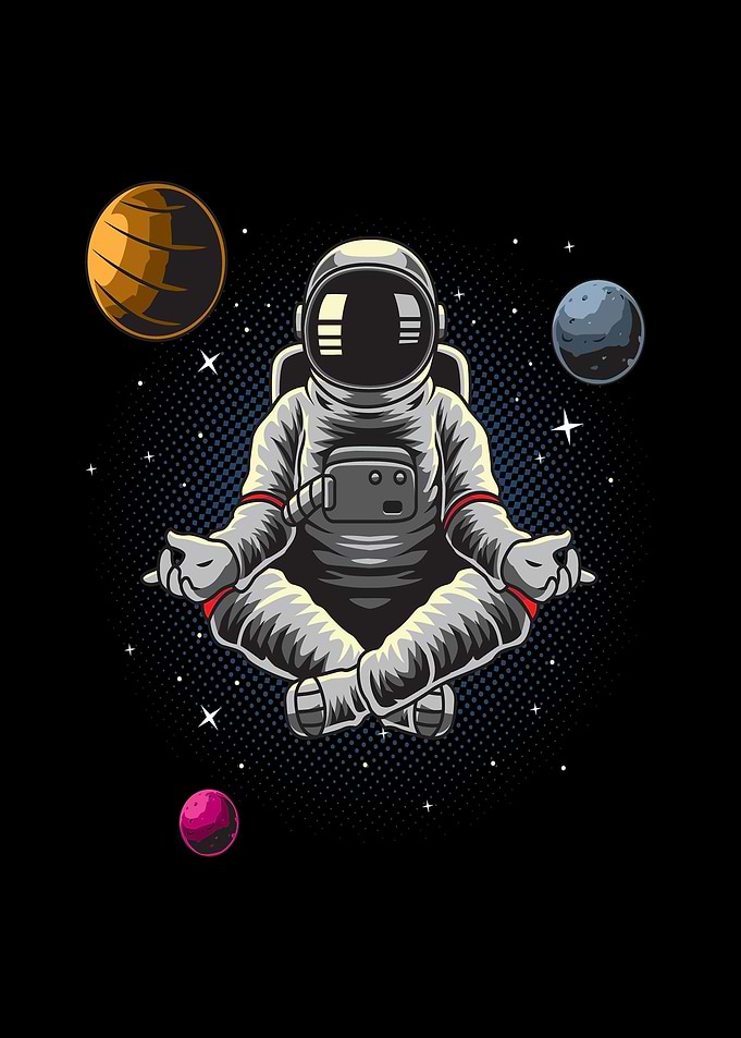 meditation astronaut