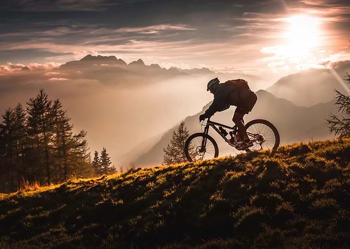 Golden hour biking