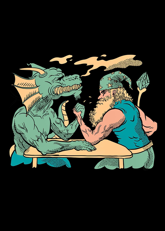 Dragon arm wrestling
