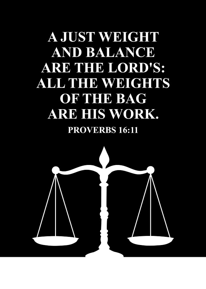 Proverbs 16 11