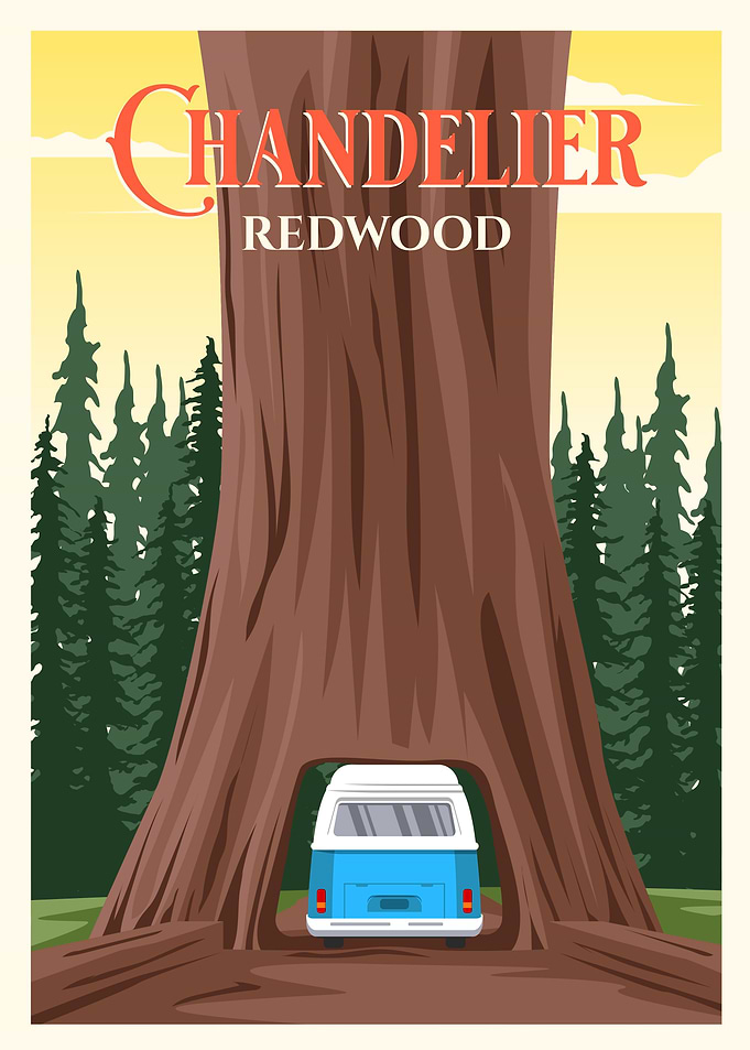 Chandelier Redwood