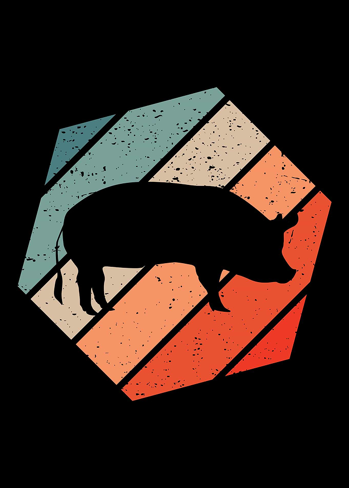 Pig Retro Vintage