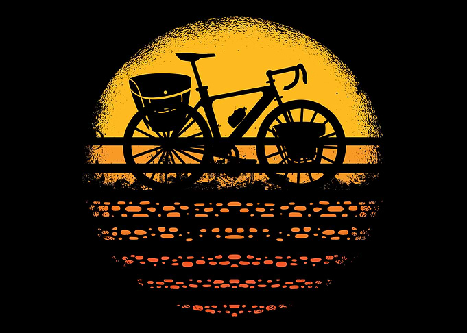 Retro Bicycle Touring