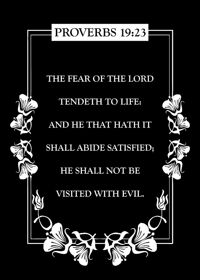Proverbs 19 23
