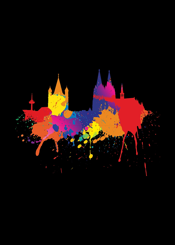 Koelner Skyline Bunt Koeln