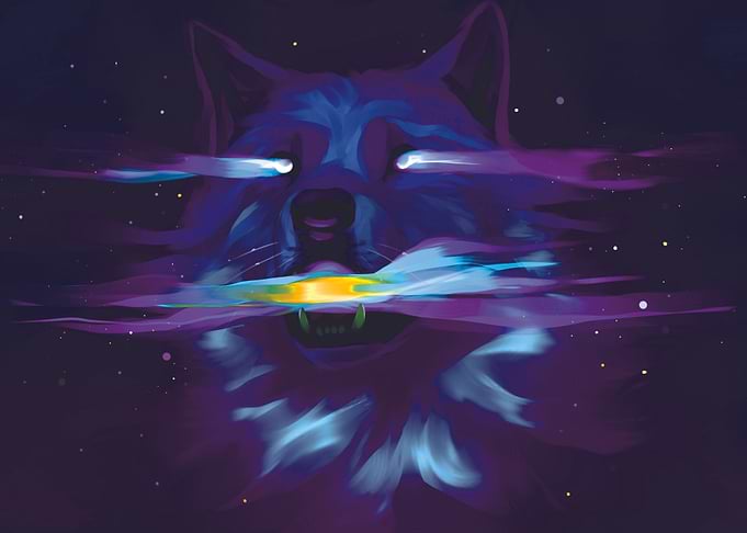 Wolf Painting