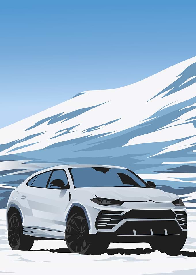 Lamborghini cartoon