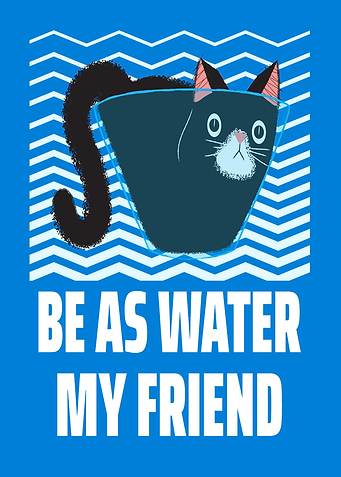 Funny Cat Into Water
