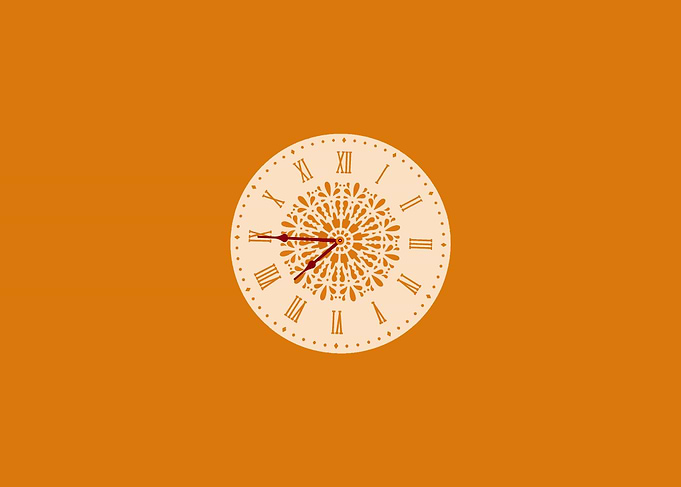 Minimalistic clock