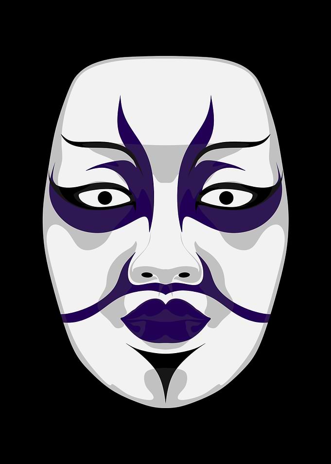 Kabuki Mask 38