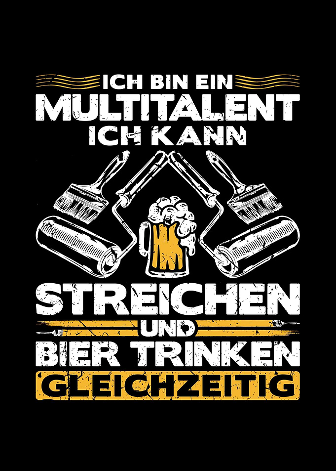 Bier Trinken Maler Beruf