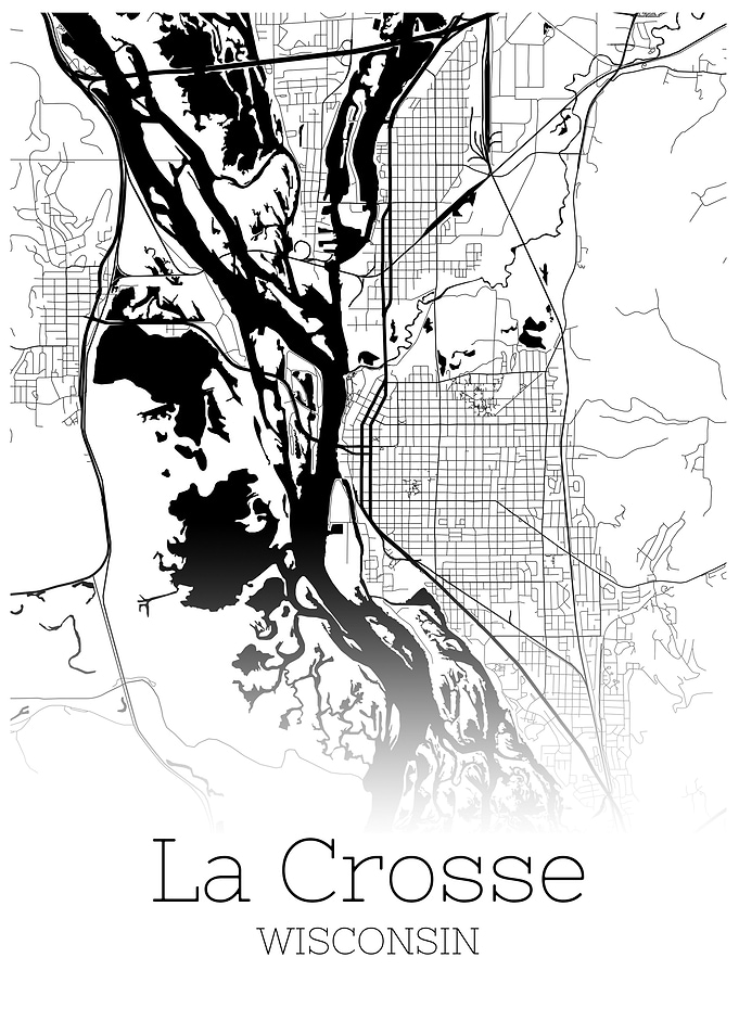 La Crosse Wisconsin map