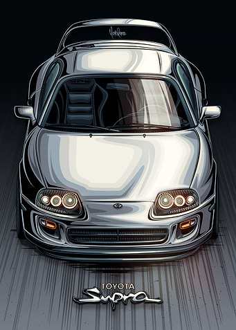 Toyota Supra MK4 2JZ White