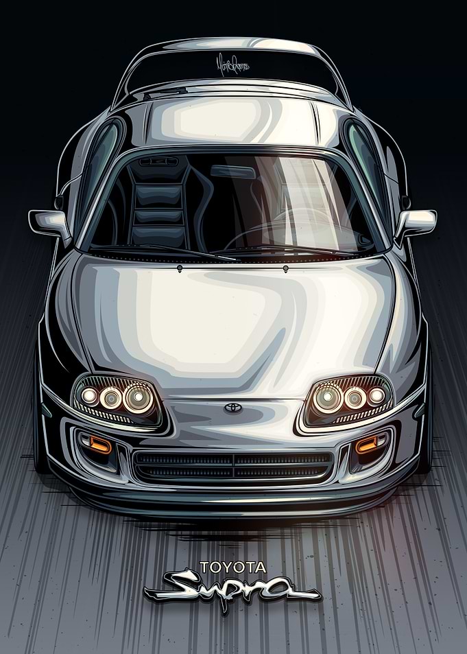 Toyota Supra MK4 2JZ White