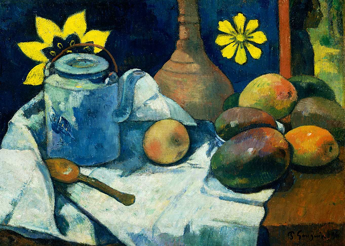 Teapot and Fruit