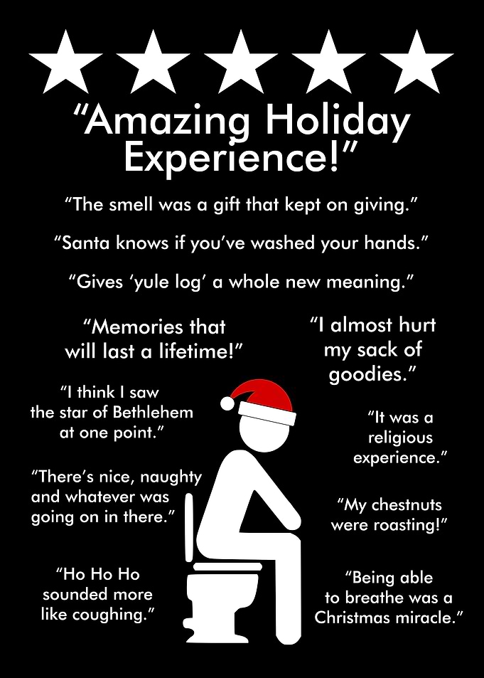 FUNNY HOLIDAYS BLACK