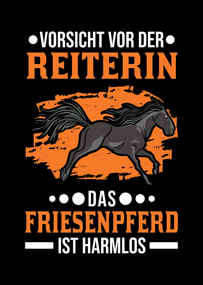 Vorsicht vor Reiterin Das