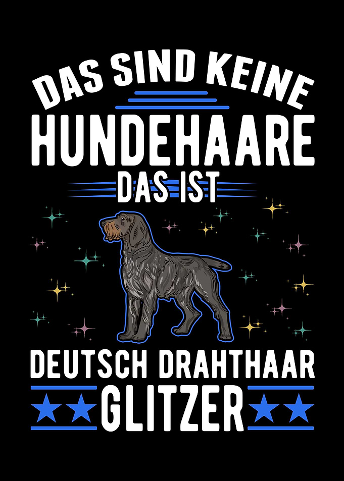 Deutsch Drahthaar Glitzer