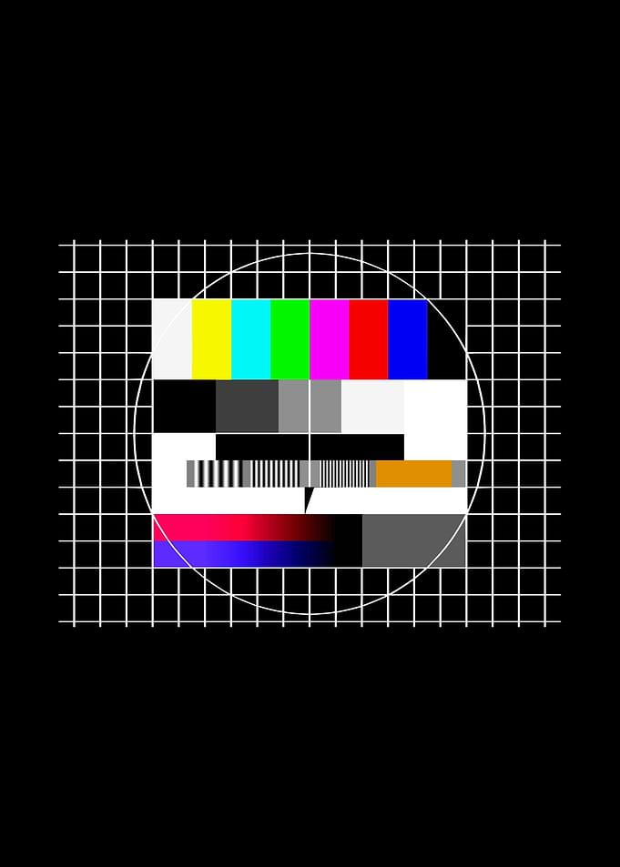 Testbild 90er 80er Jahre
