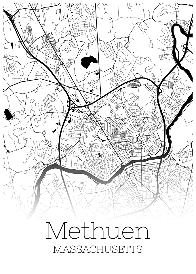 Methuen Massachusetts map