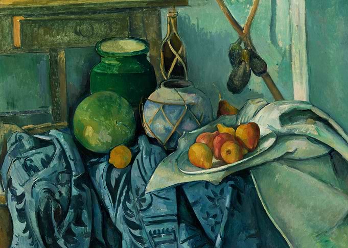 Ginger Jar and Eggplants
