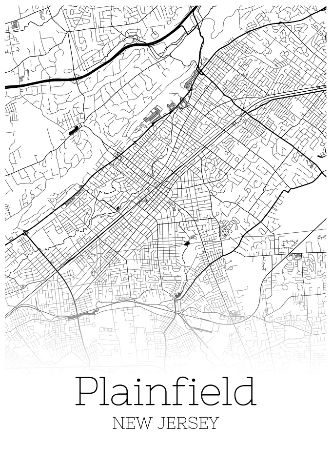 Plainfield New Jersey map