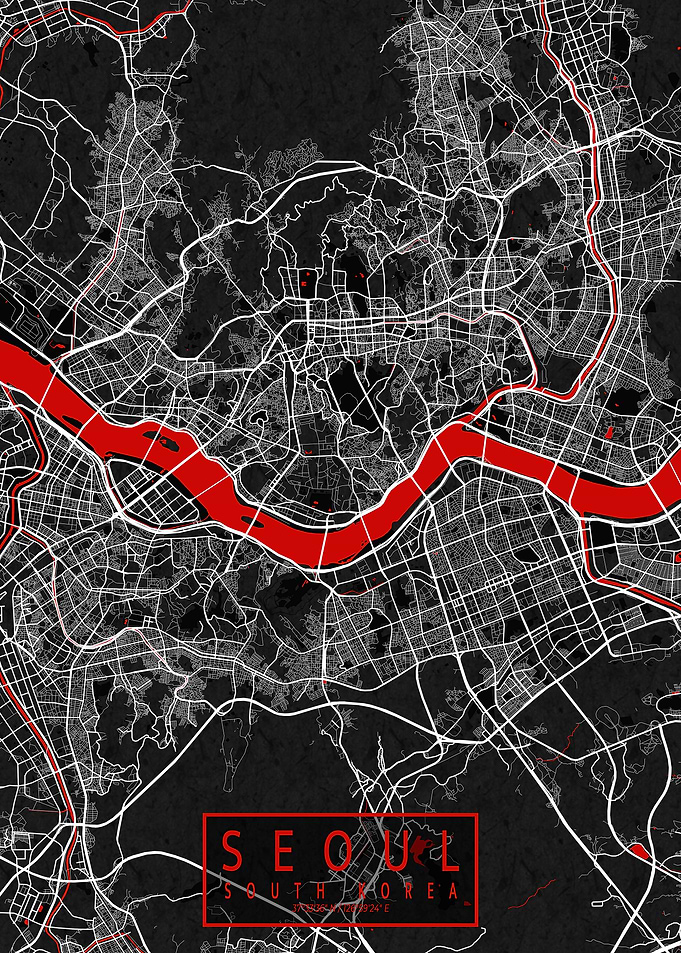 Seoul City Map Oriental