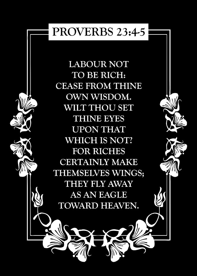 Proverbs 23 4 5