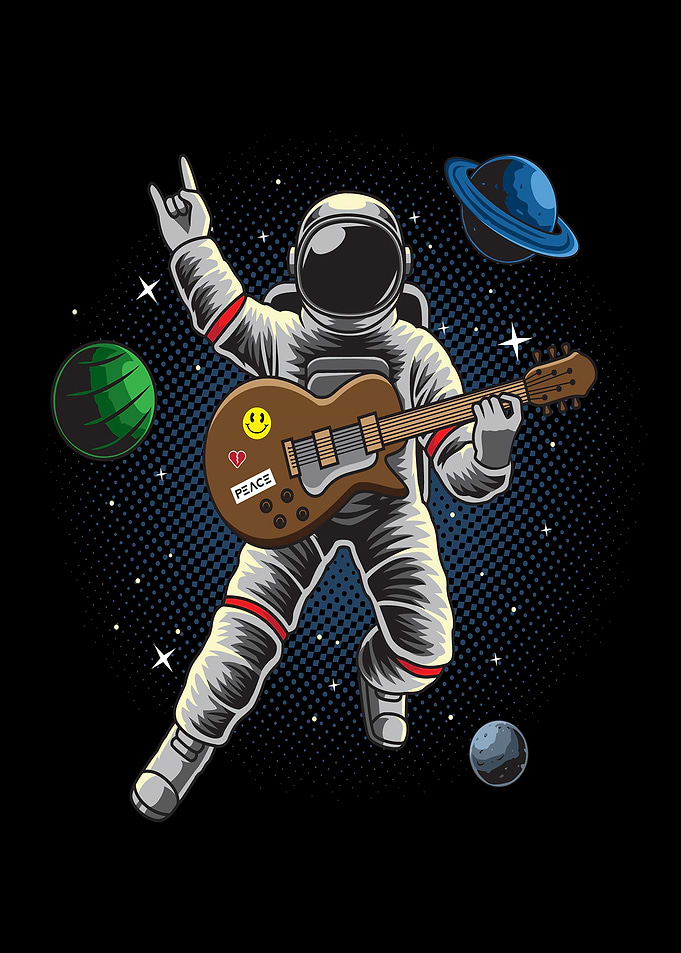 Rock n roll astronaut
