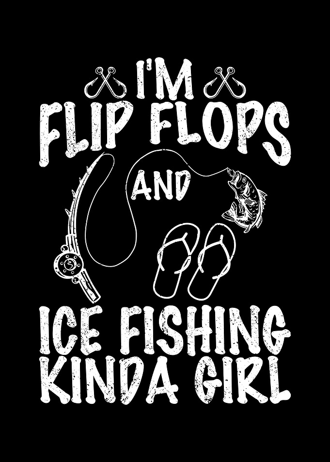 Im flip flops and ice