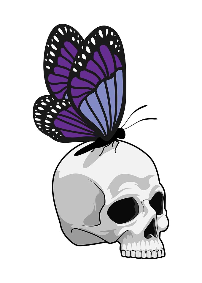 Skull Butterfly