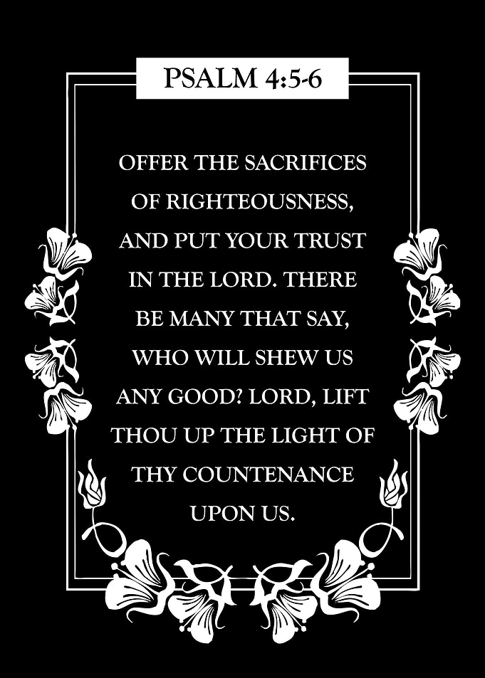 Psalm 4 5 6